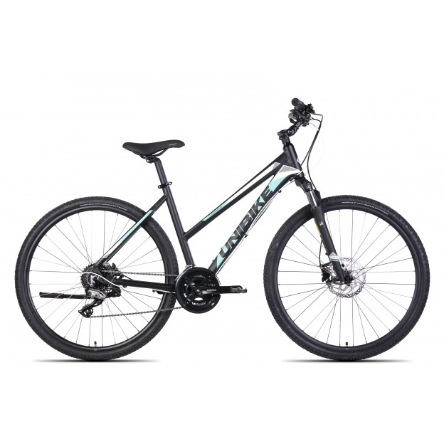 UNIBIKE 28 FLASH 17 D 9050722622 CZARNO-TURKUSOWY