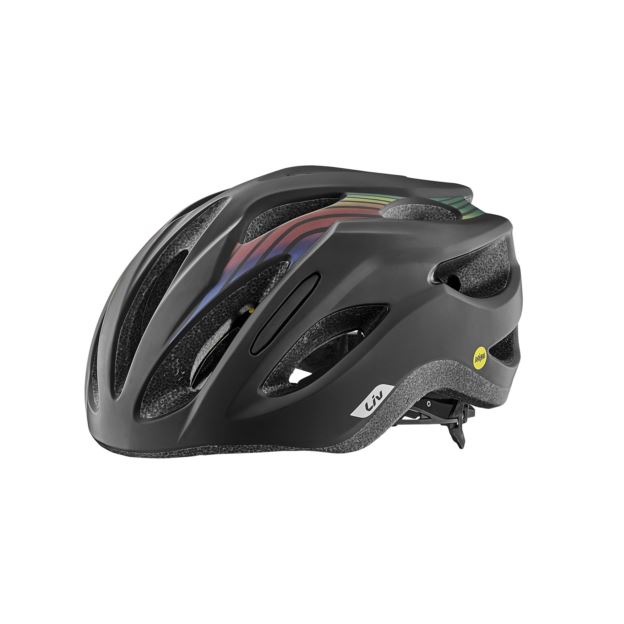 KASK LIV REV COMP MIPS CZARNO CZERWONY 49-57 S/M