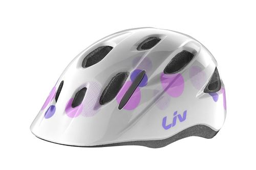 KASK LIV MUSA DIALFIT BIAŁE BABELKI 50-55CM